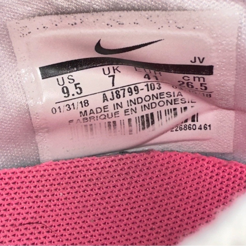Nike Duel Racers Women's White and Pink Sneakers Size 9.5 - Picture 7 of 7
